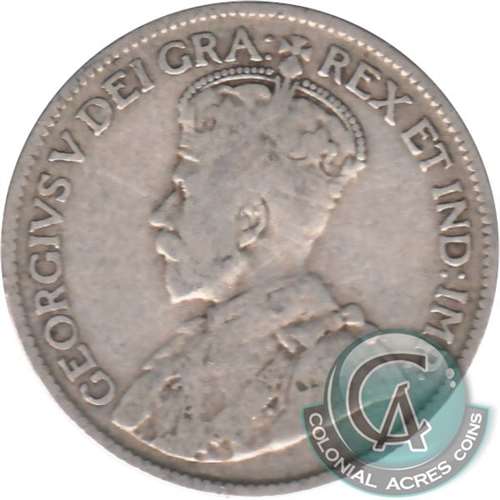 1917C Newfoundland 25-cents Very Good (VG8)