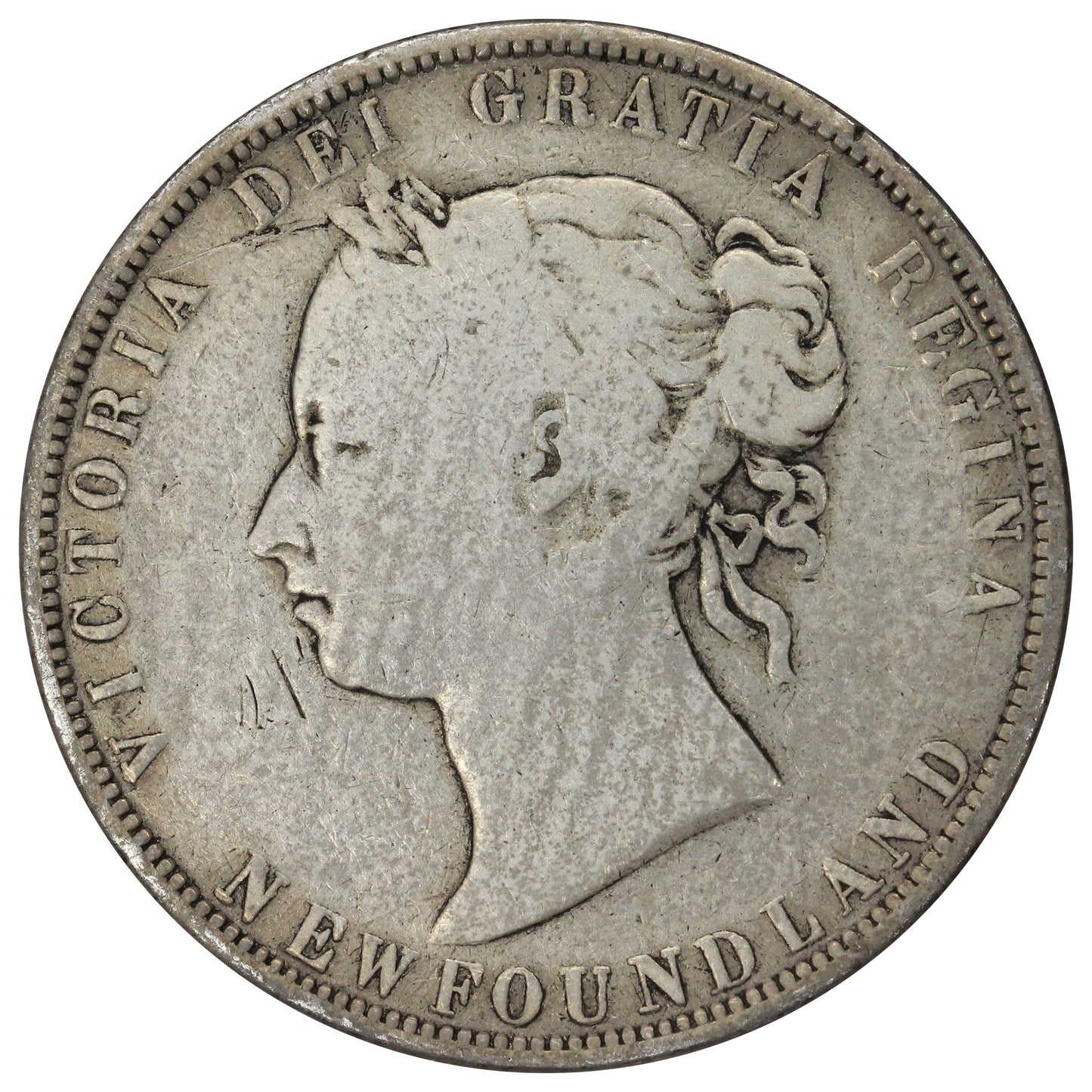 1874 Newfoundland 50-cents G-VG (G6)