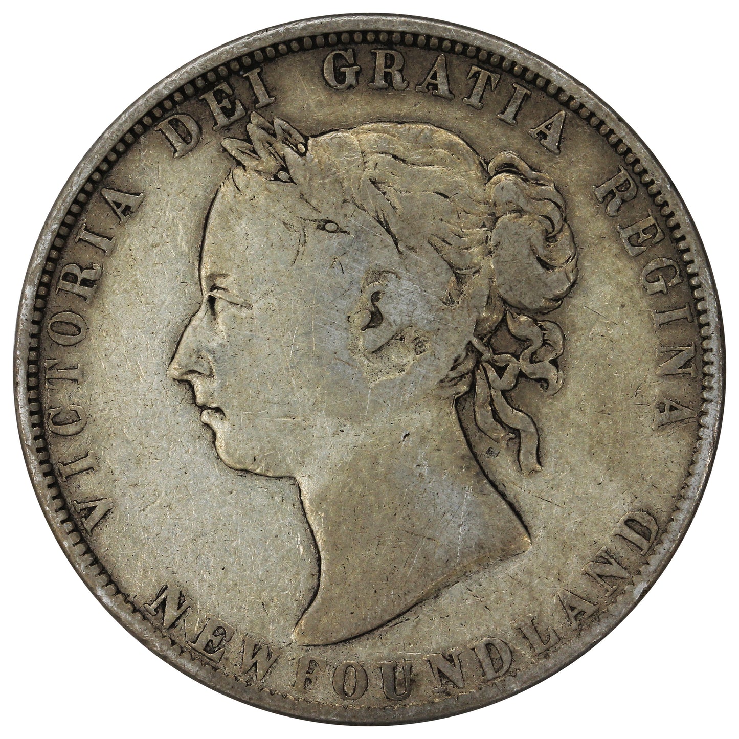 1899 Narrow 9's Newfoundland 50-cents G-VG (G6)