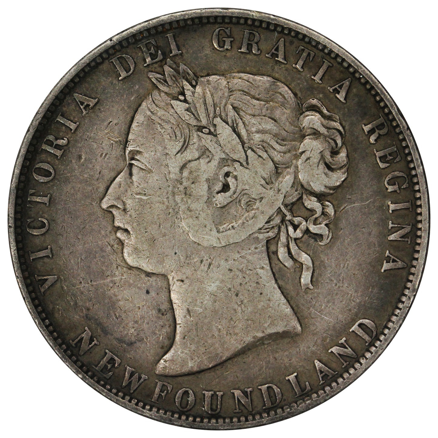 1899 Wide 9's Newfoundland 50-cents F-VF (F15)