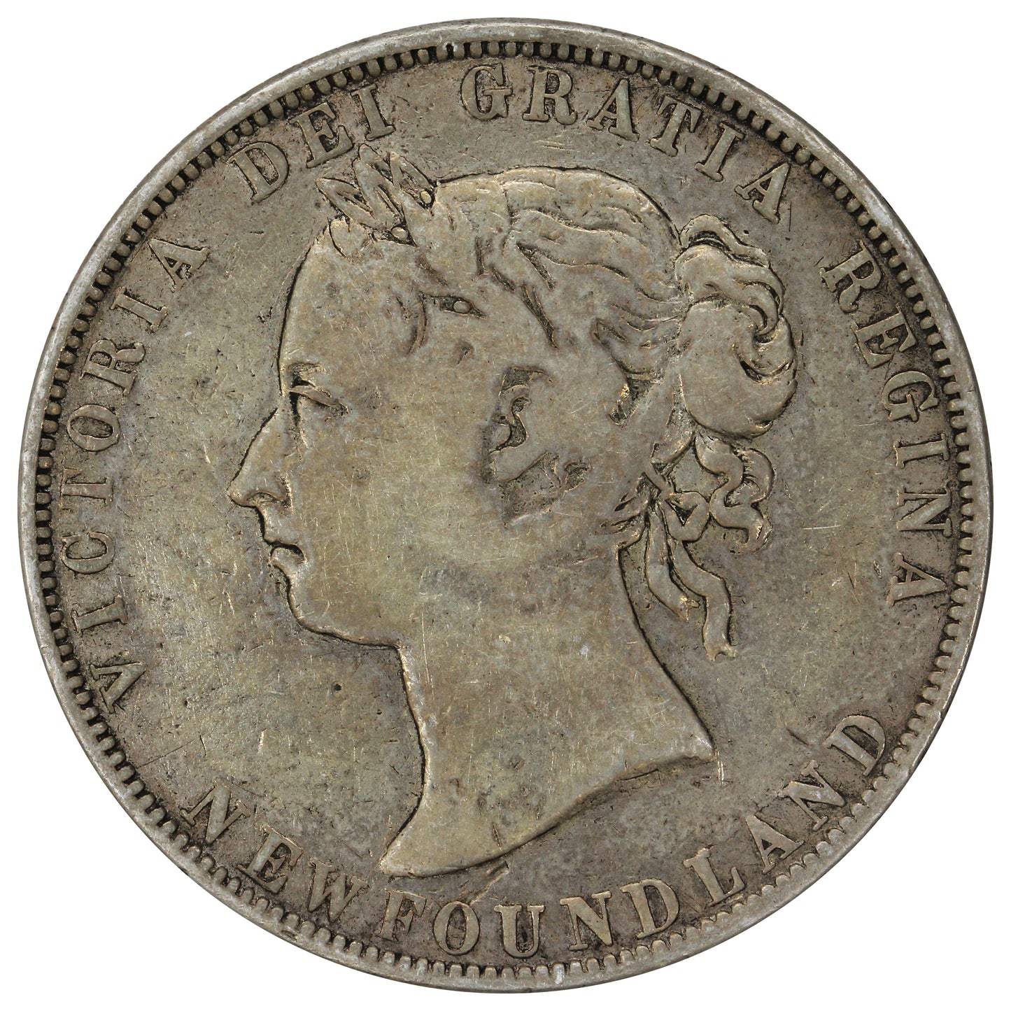 1899 Wide 9's Newfoundland 50-cents Very Good (VG8)