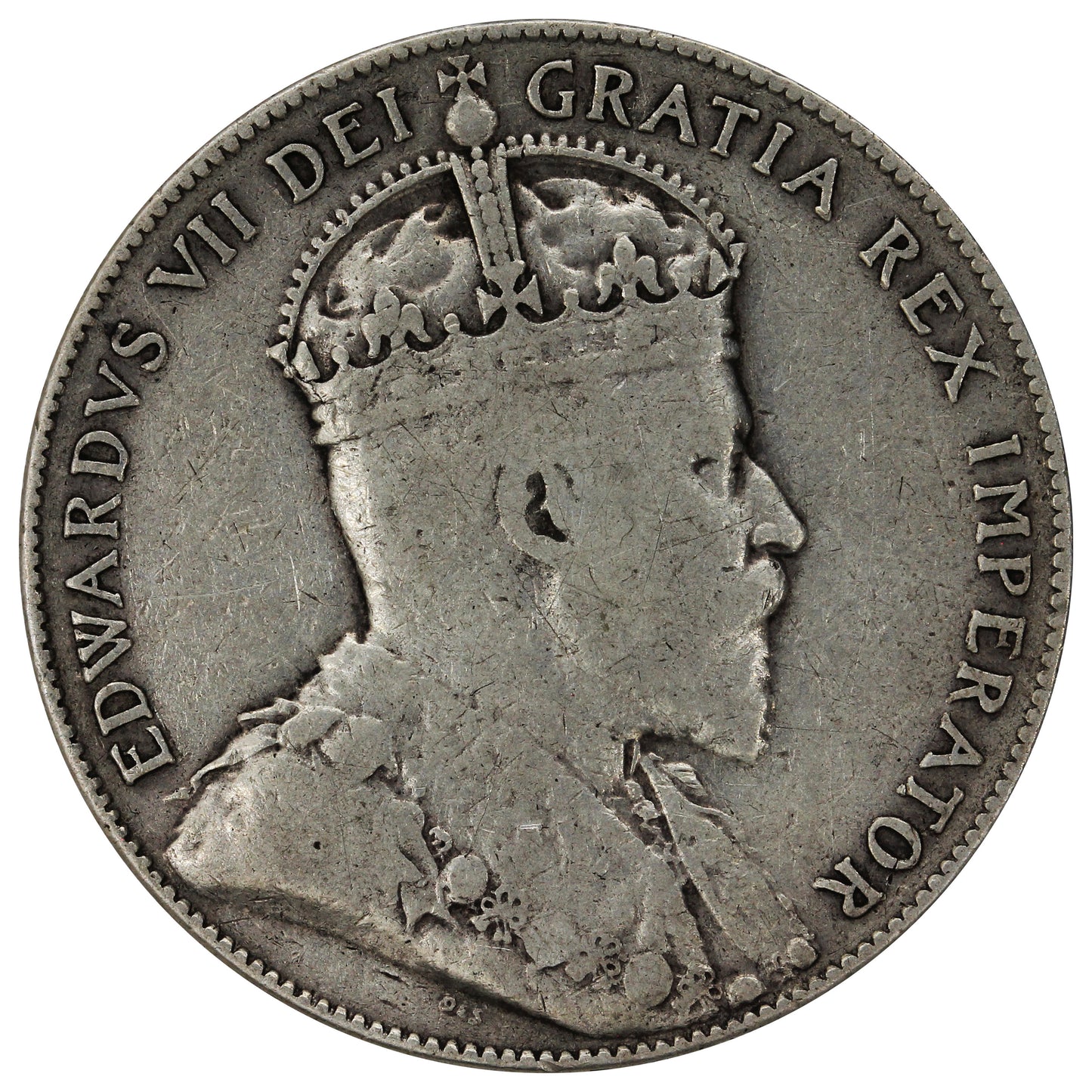 1908 Newfoundland 50-cents Fine (F12)