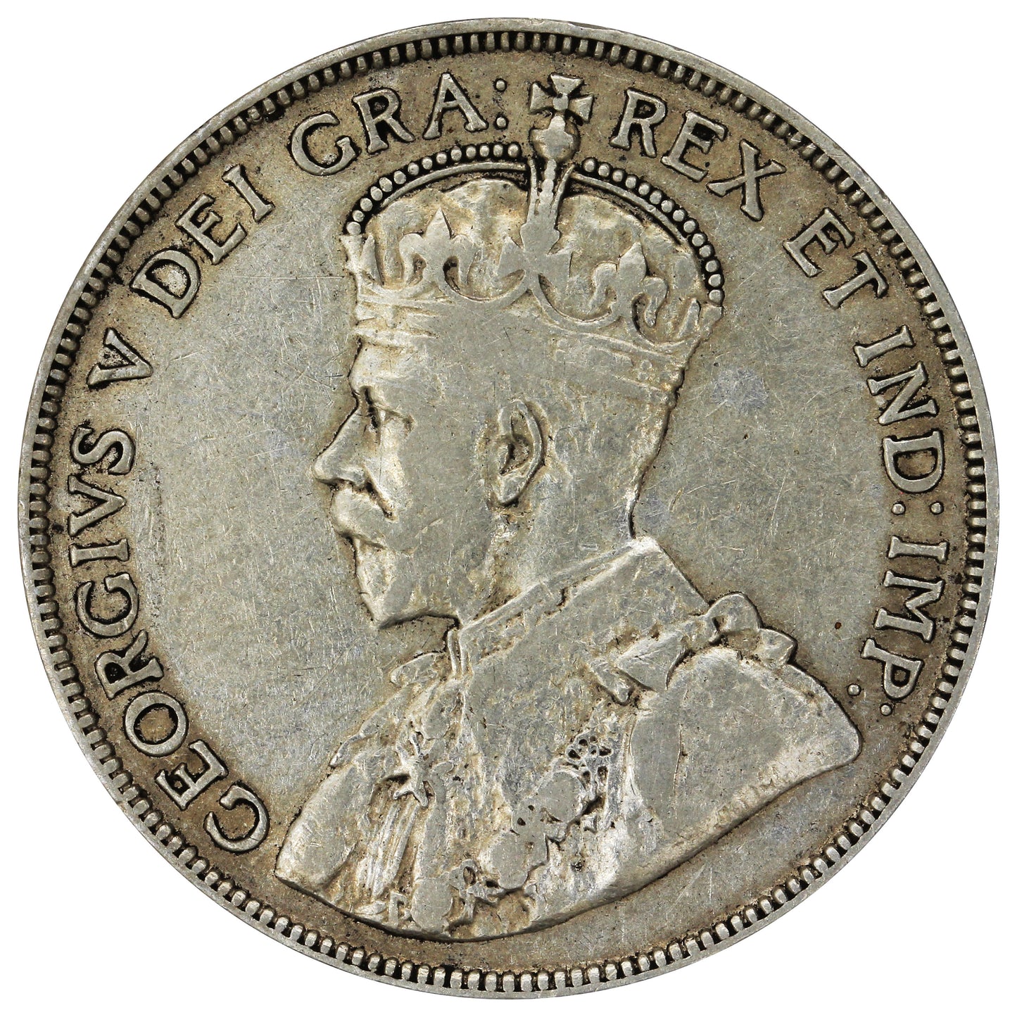 1917C Newfoundland 50-cents F-VF (F15)
