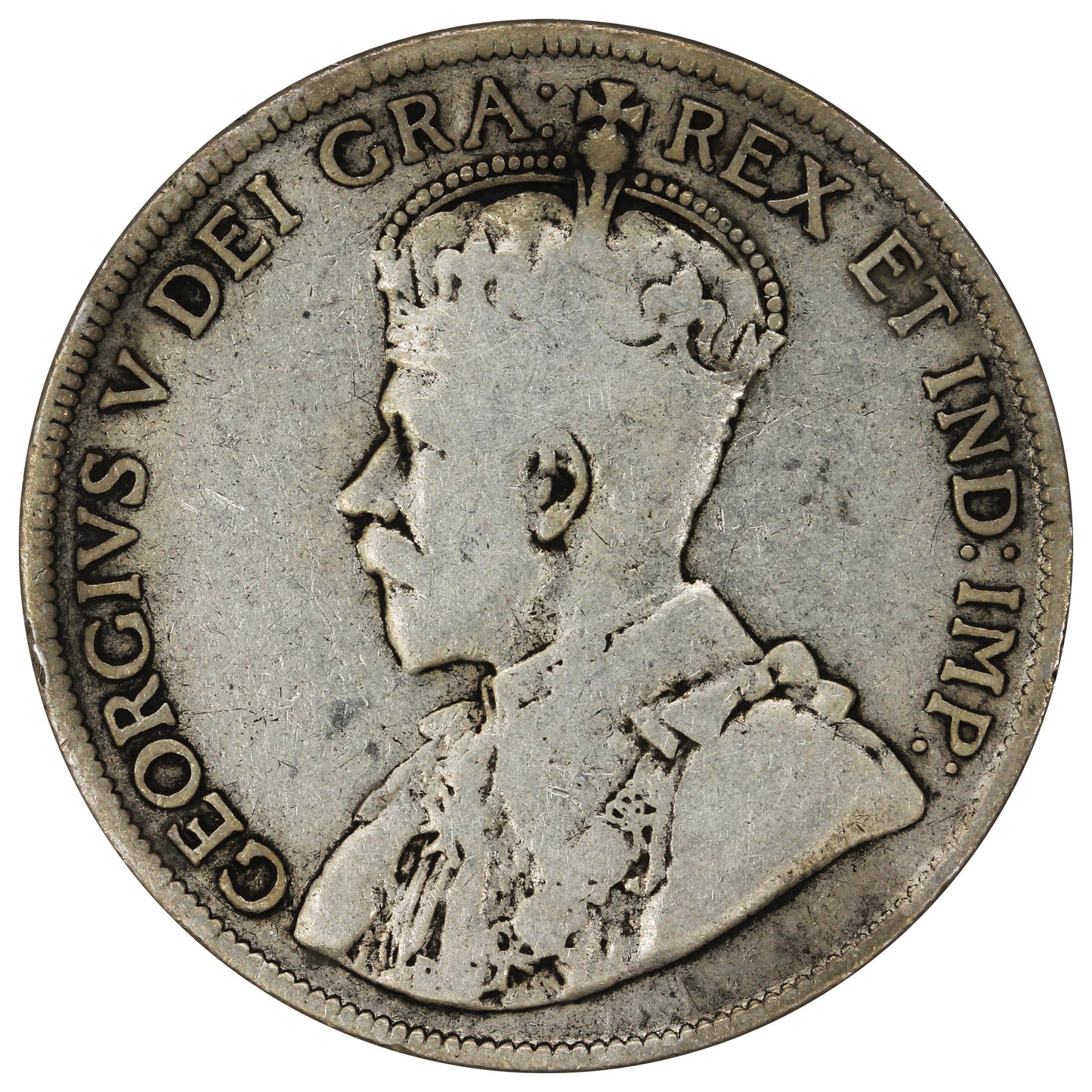 1917C Newfoundland 50-cents VG-F (VG10)