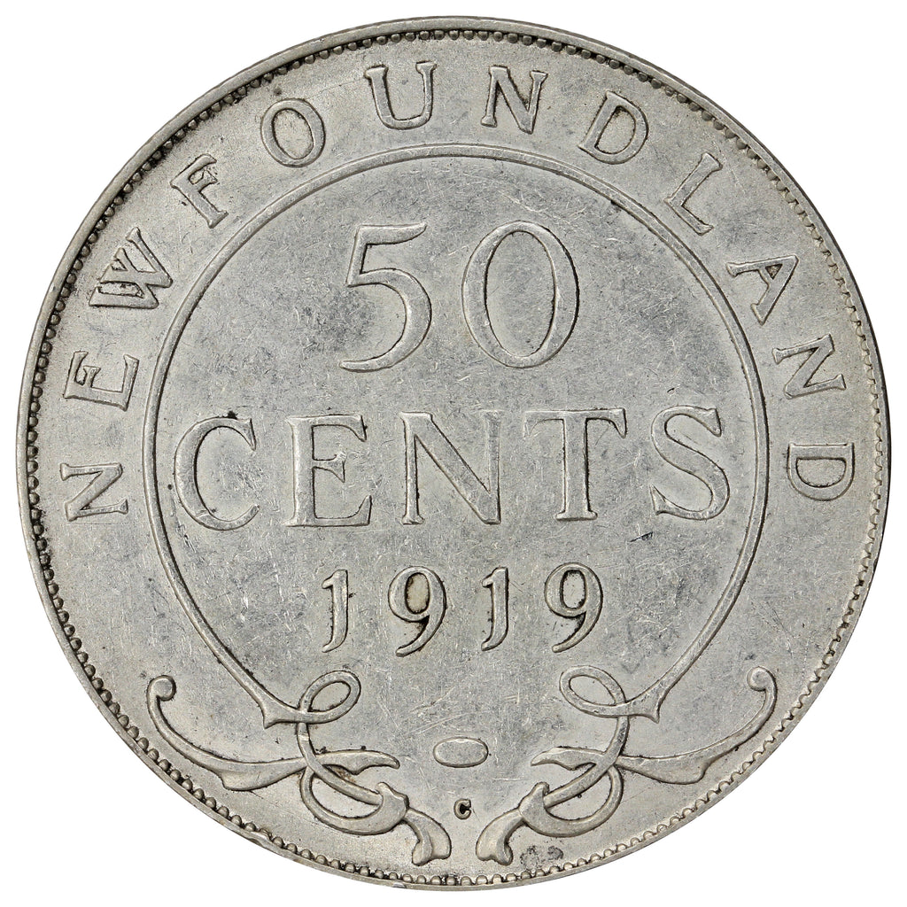 1919C Newfoundland 50-cents VF-EF (VF30)