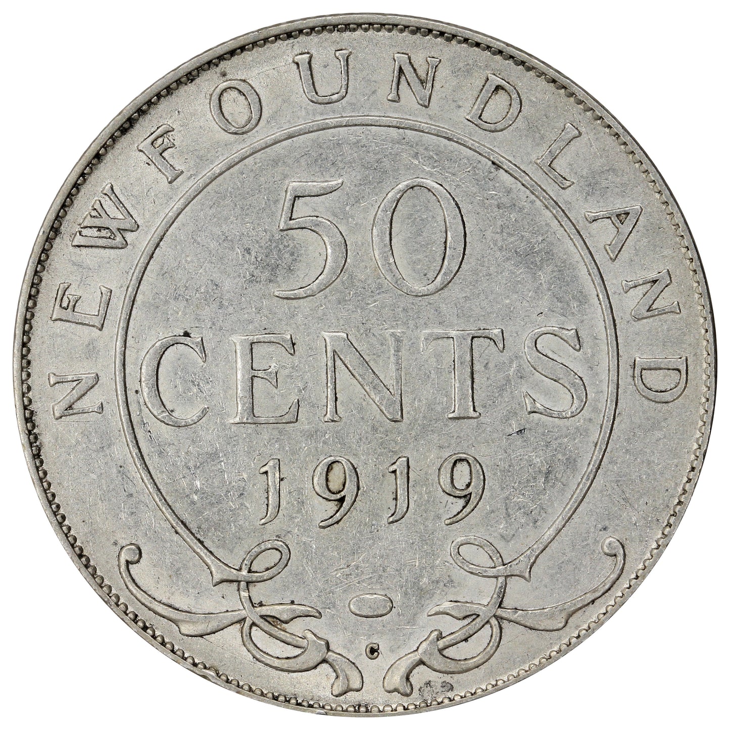 1919C Newfoundland 50-cents VF-EF (VF30)