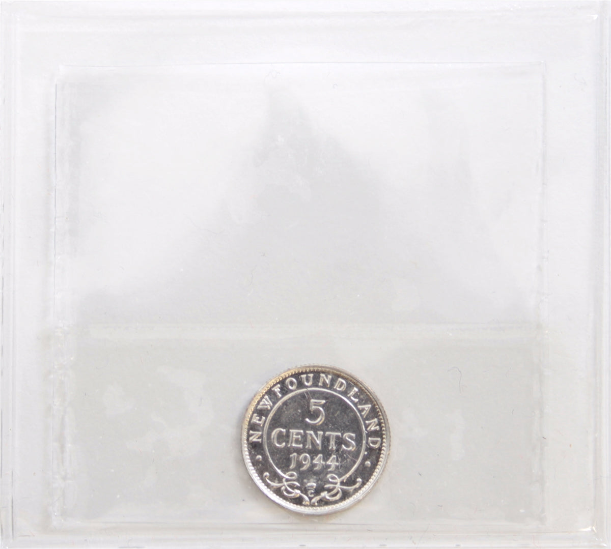 1944C Newfoundland 5-cents ICCS Certified MS62