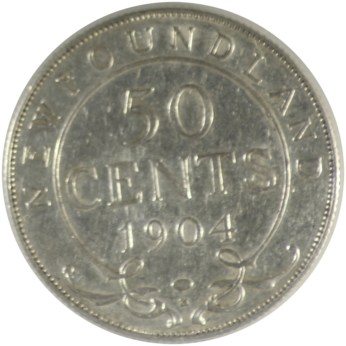 1904H Newfoundland 50-cent ICCS Certified EF40