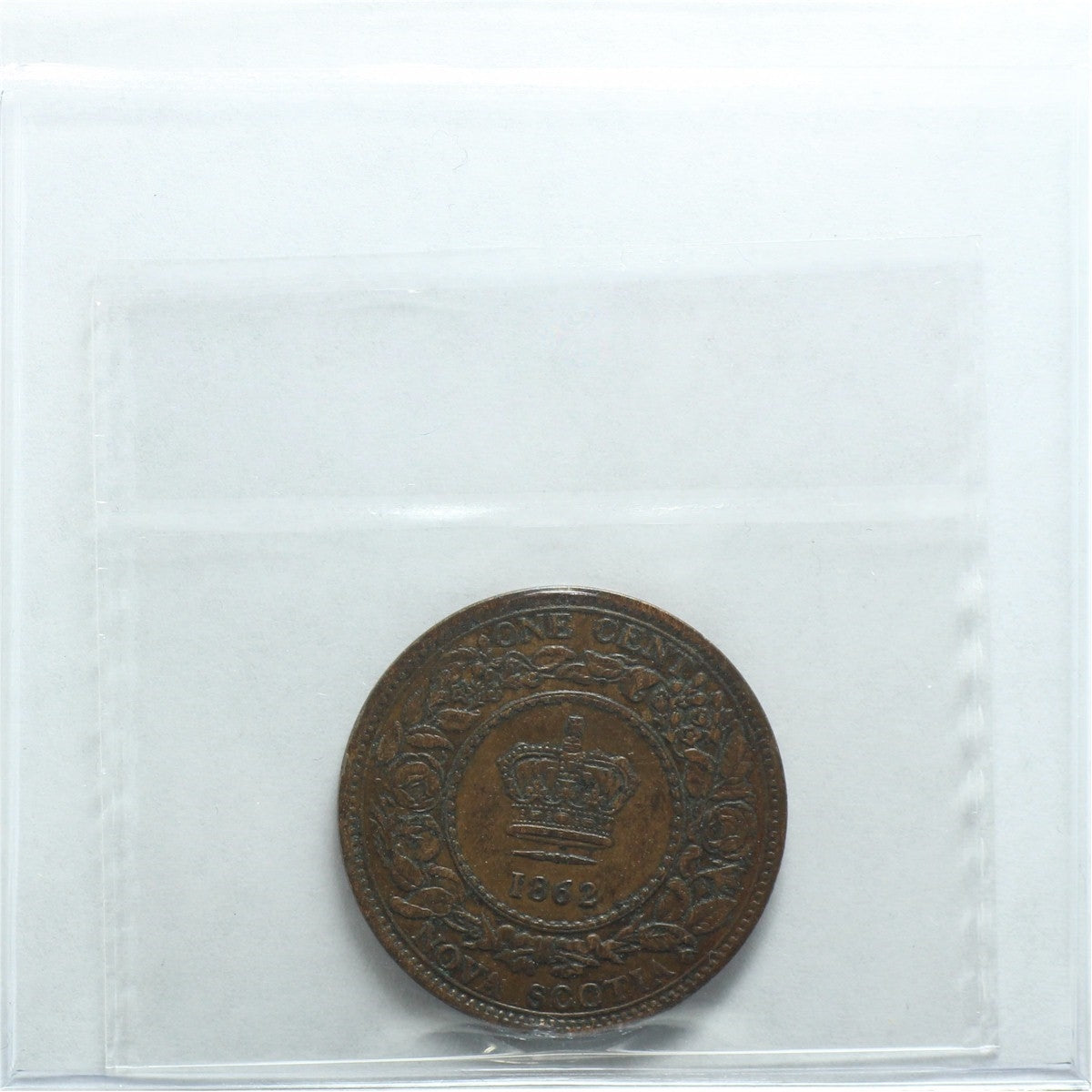 1862 Nova Scotia 1-cent ICCS Certified VF30