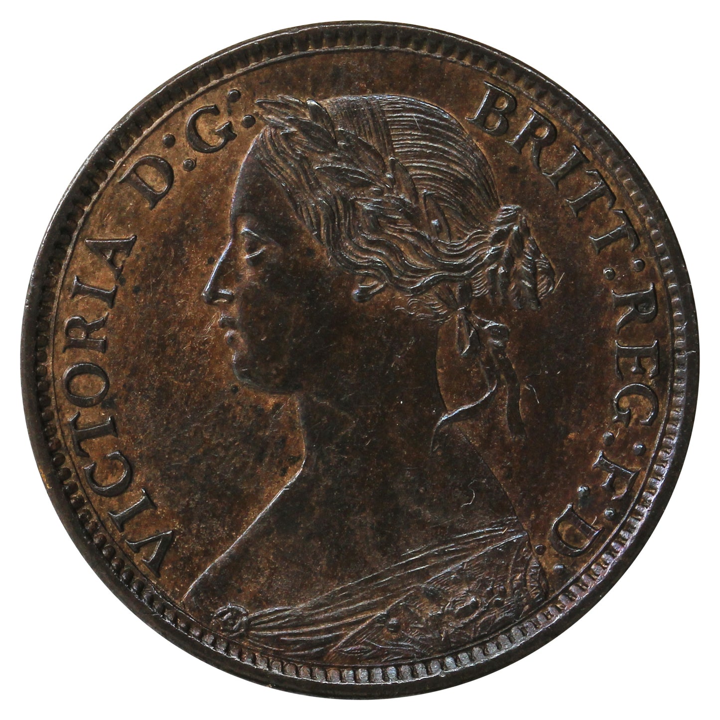 1864 Nova Scotia 1/2 Cent Uncirculated (MS60) $