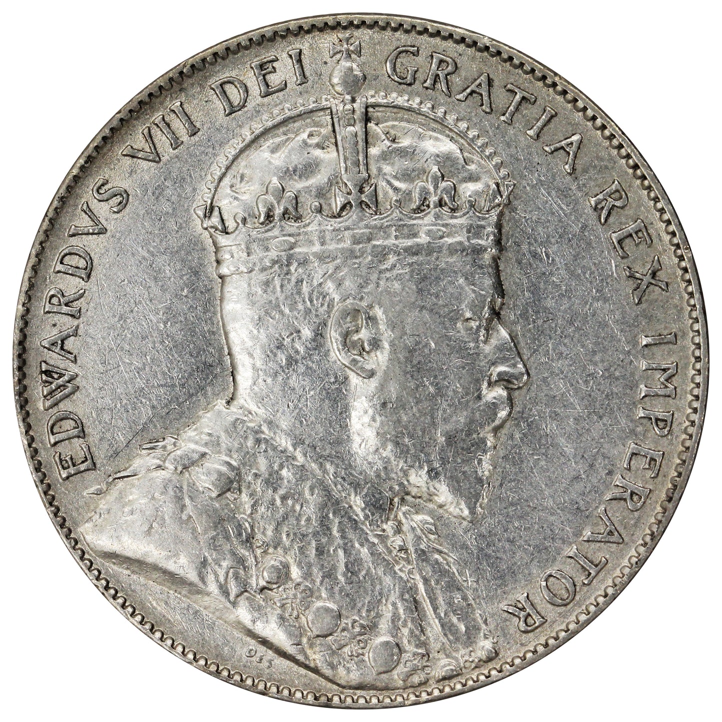 1909 Newfoundland 50-cents Extra Fine (EF40) $