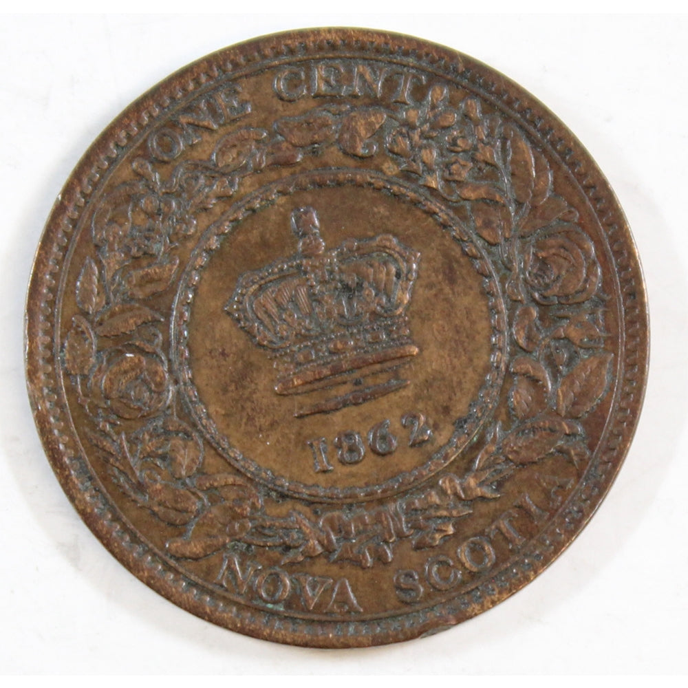 1862 Nova Scotia 1-cent VF-EF (VF30) $