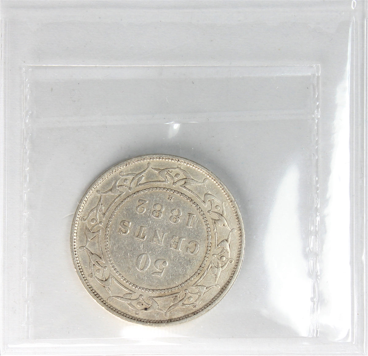 1882H Newfoundland 50-cents ICCS Certified VF20