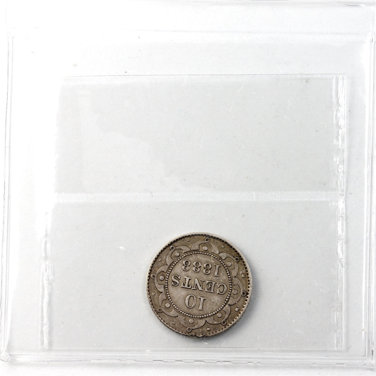 1888 Newfoundland 10-cents ICCS Certified VF30