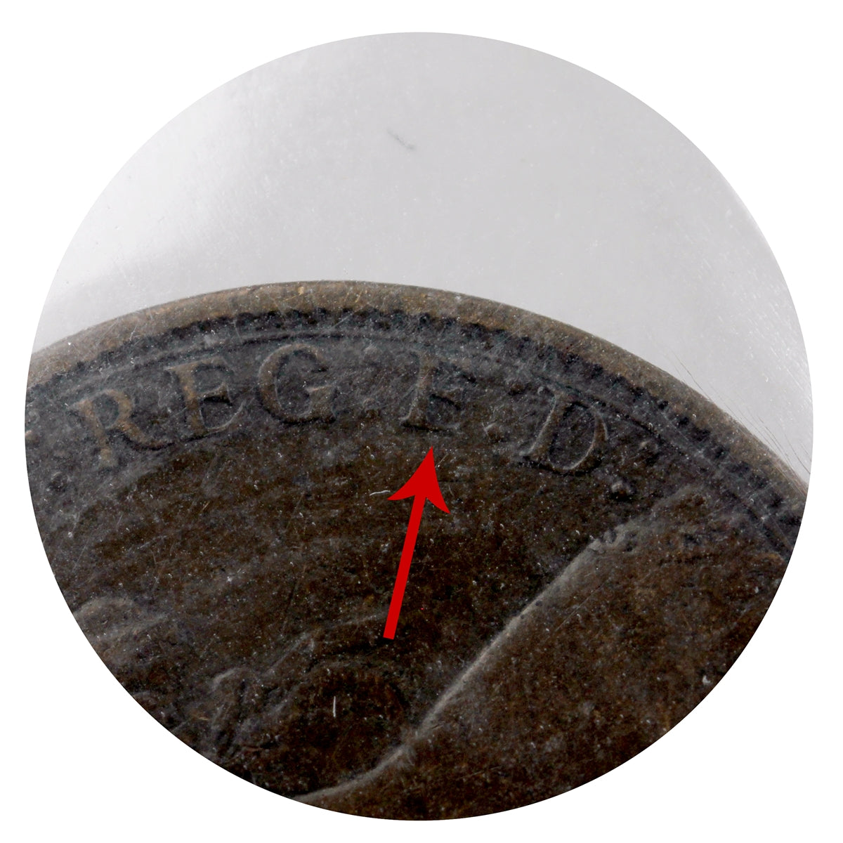 1864 Short 6; E Over F New Brunswick 1-cent ICCS Certified VG8