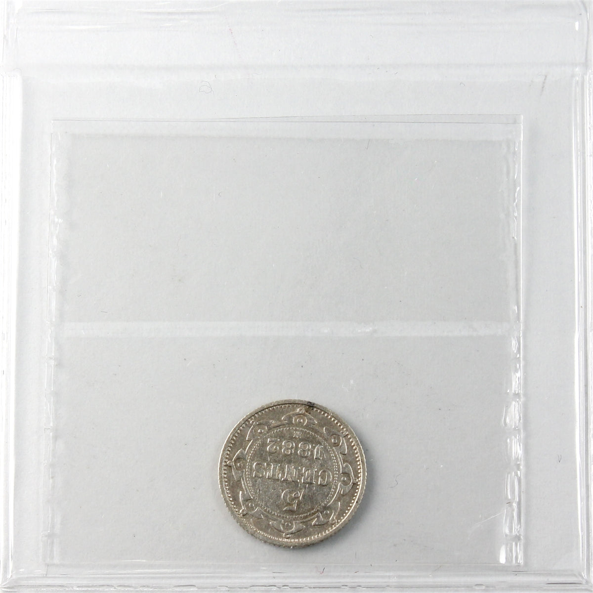 1882H Newfoundland 5-cents ICCS Certified VF20