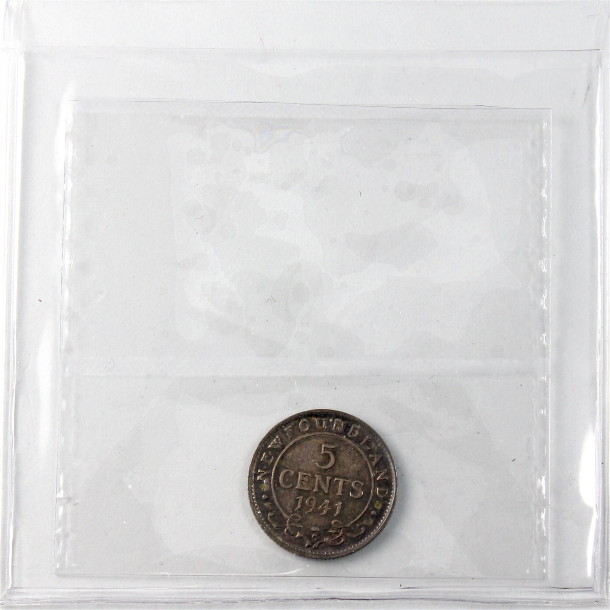 1941C Newfoundland 5-cents ICCS Certified EF40
