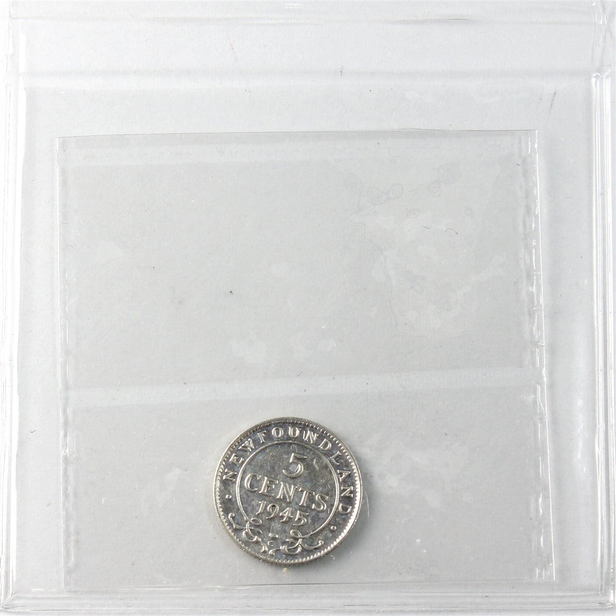 1945C Newfoundland 5-cents ICCS Certified EF40
