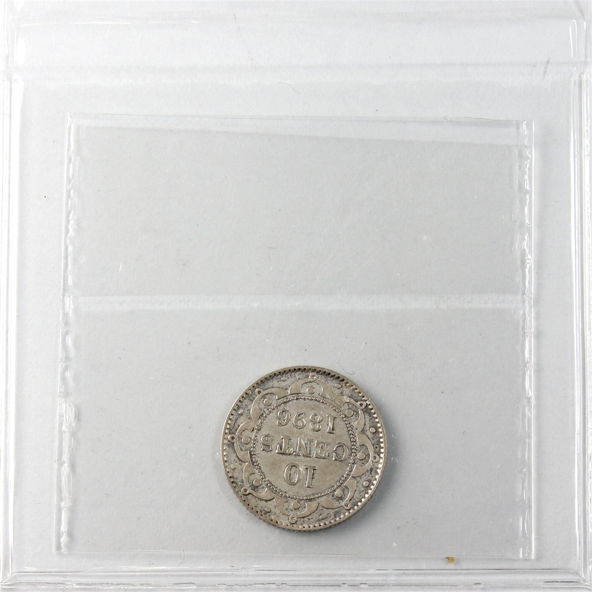 1896 Newfoundland 10-cents ICCS Certified VF30