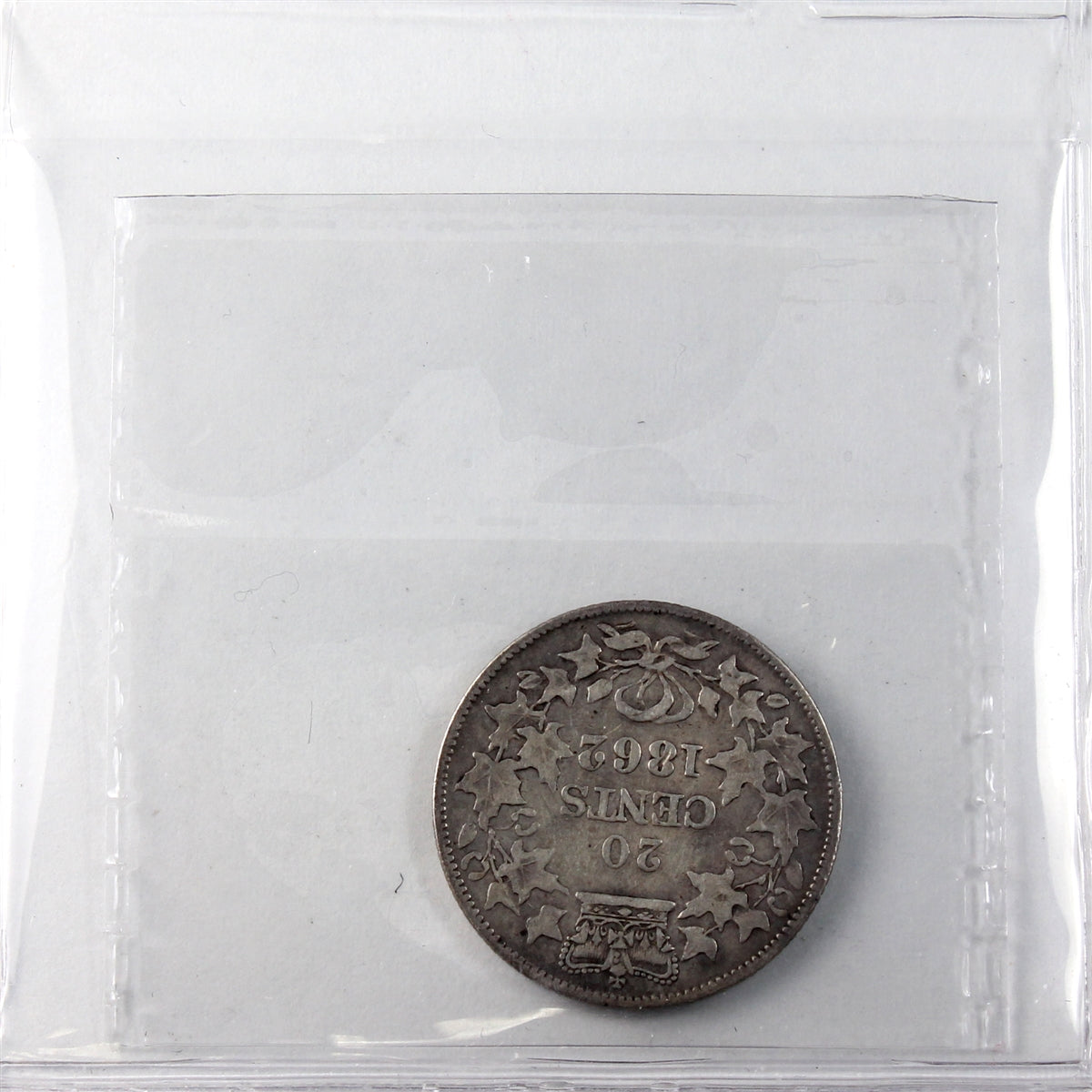 1862 New Brunswick 20-cents ICCS Certified VG10