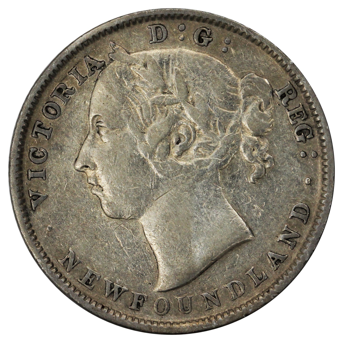 1899 Hook 99 Newfoundland 20-cents Very Fine (VF-20) $