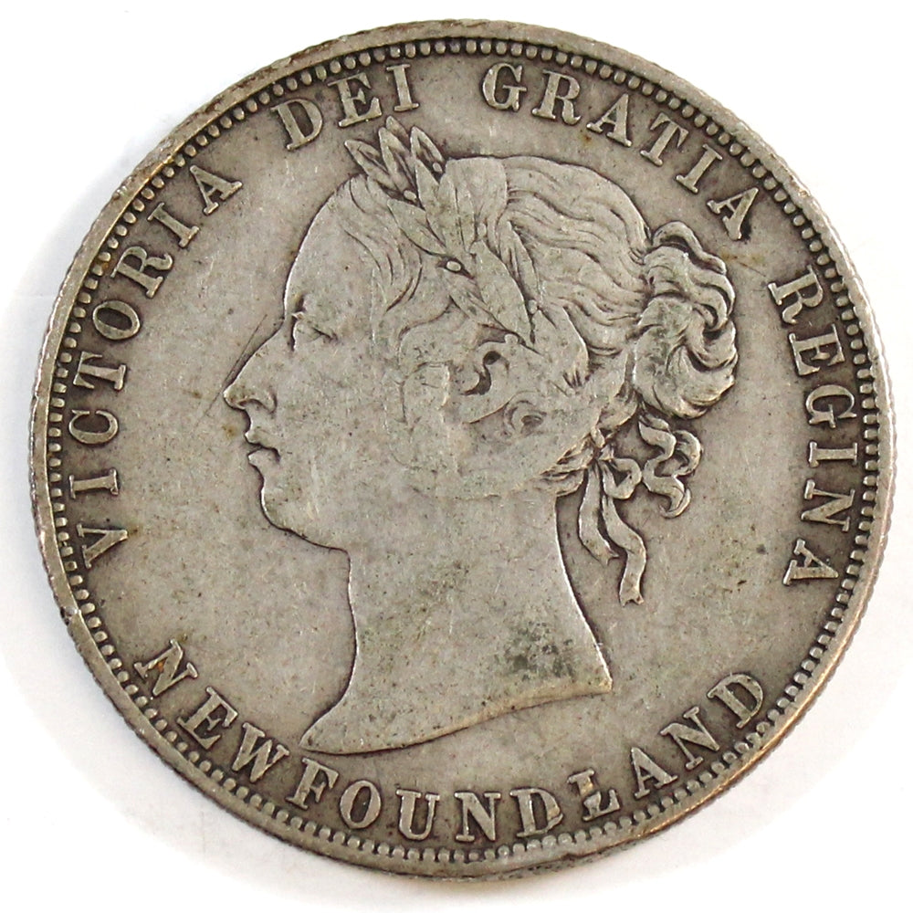 1881 Newfoundland 50-cents F-VF (F15) $