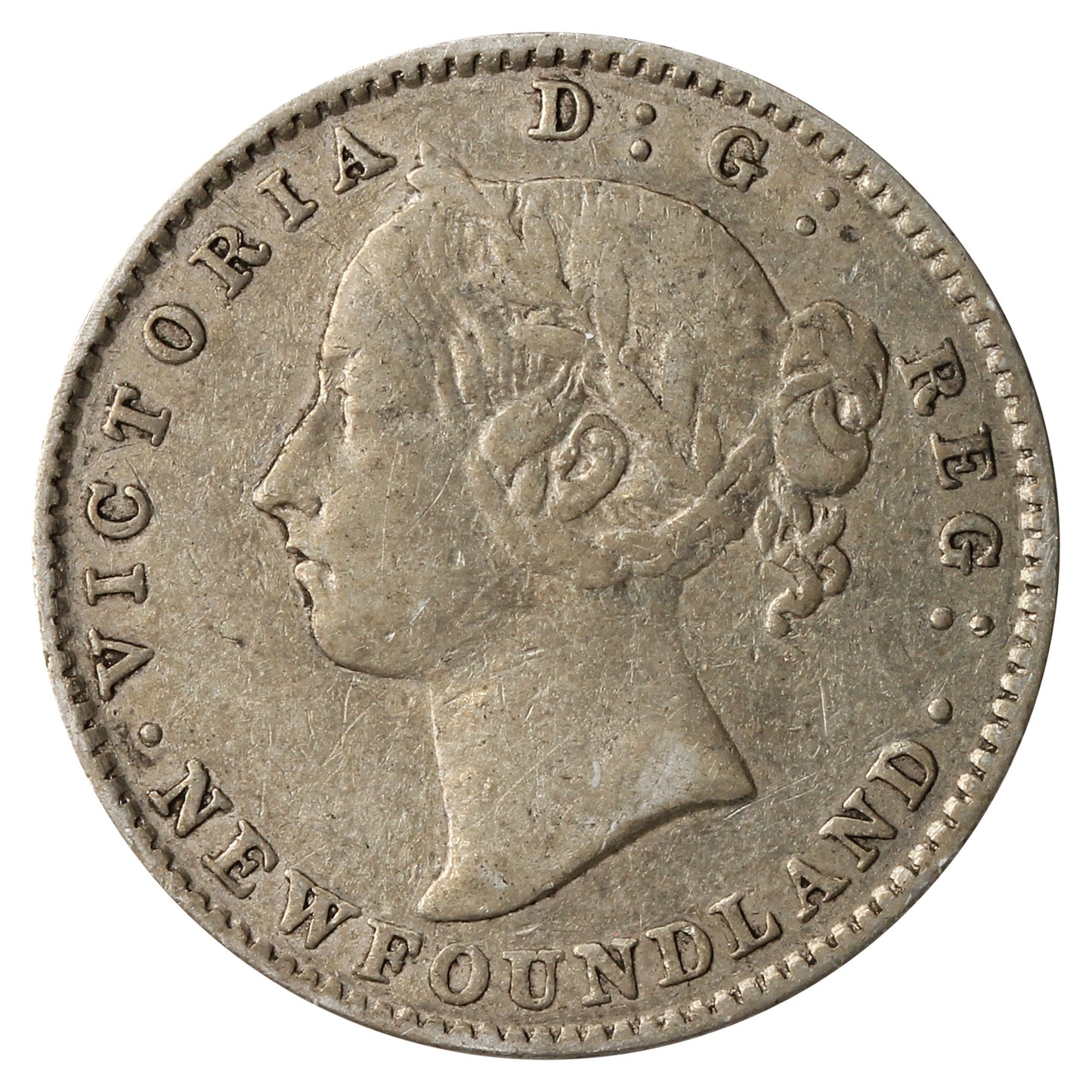 1894 Newfoundland 10-cents Very Fine (VF40)