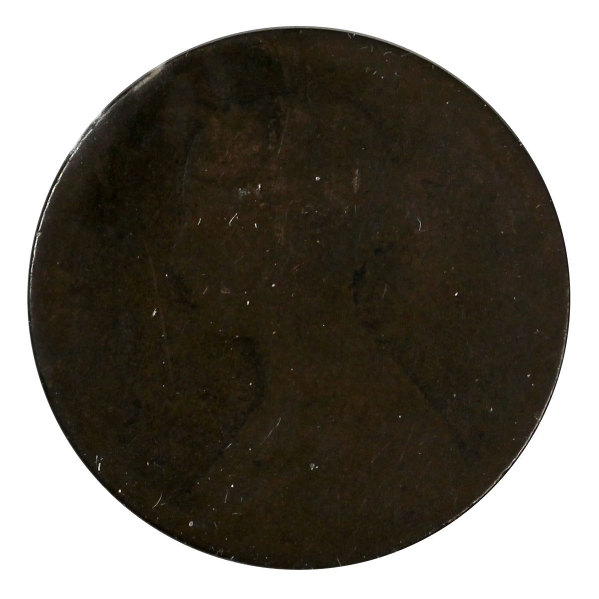 1864 Short 6 New Brunswick 1-cent Poor