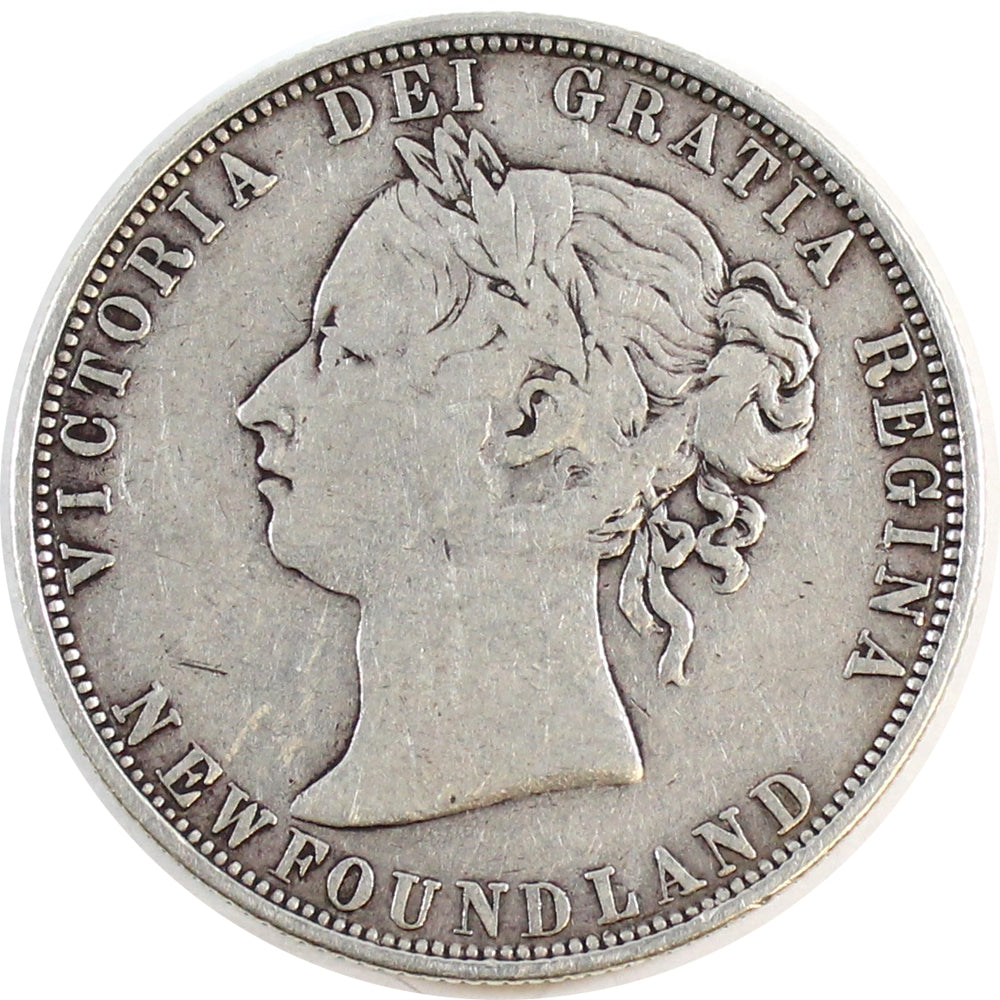 1873 Newfoundland 50-cents VG-F (VG10)