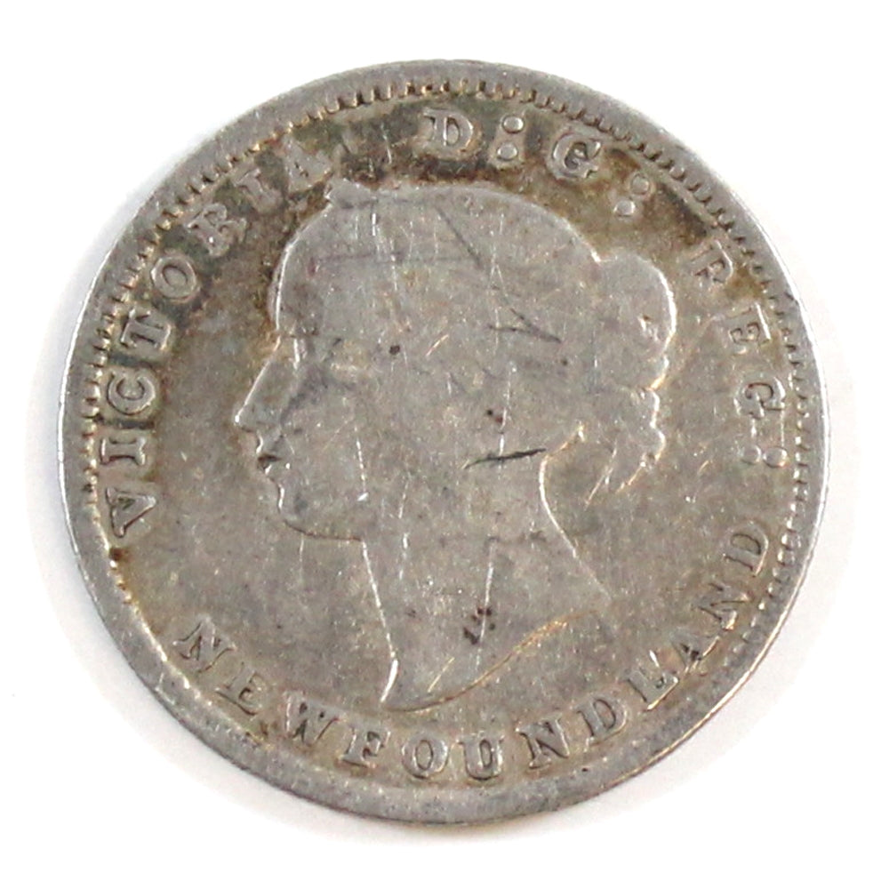 1881 Newfoundland 5-cents G-VG (G6) $
