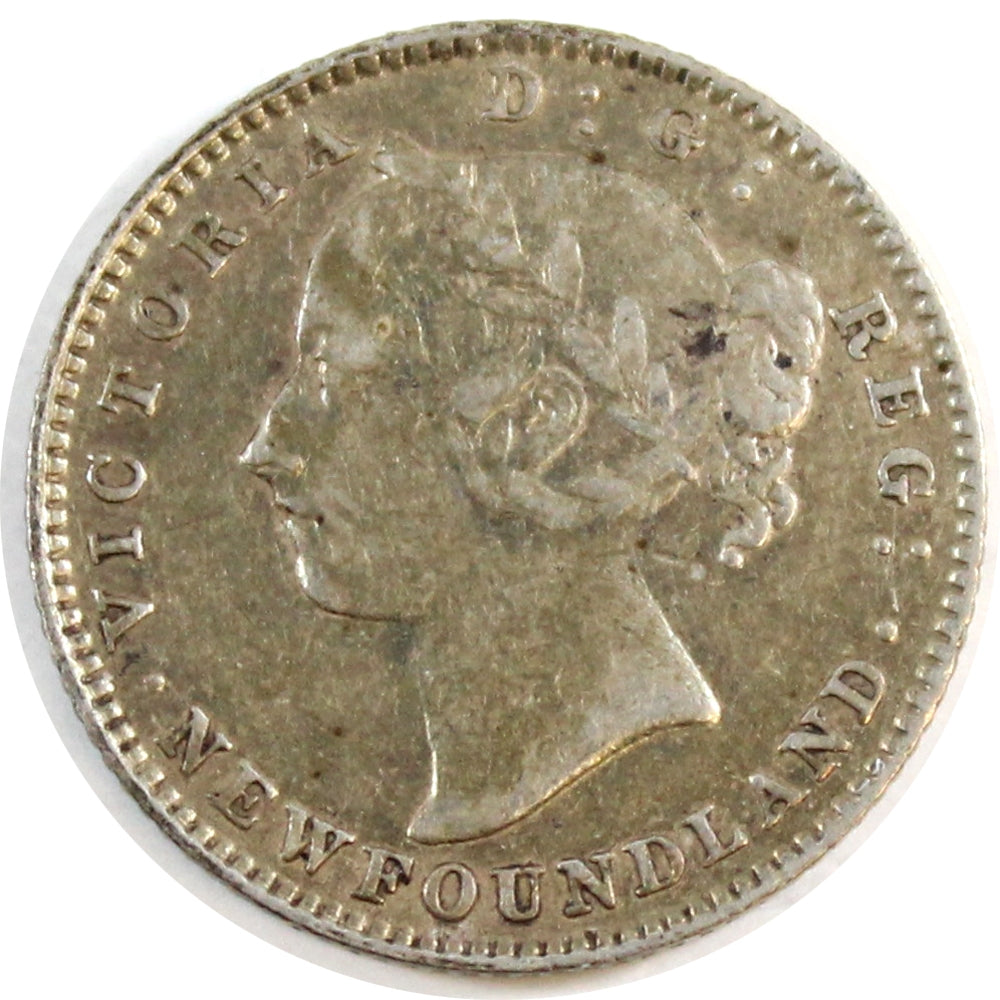 1896 Newfoundland 10-cents Very Fine (VF20)