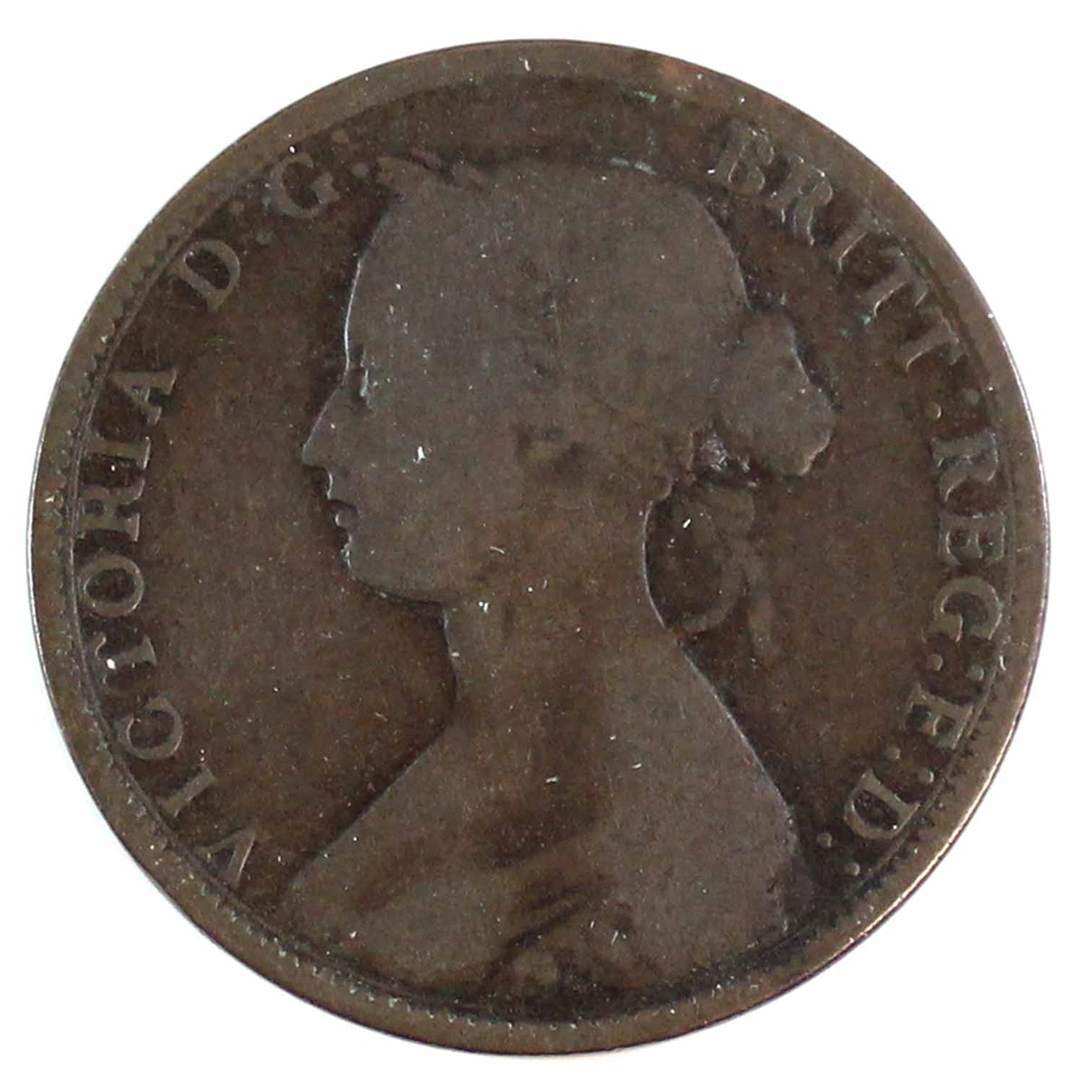 1864 Short 6 E Over F New Brunswick 1-cent Good (G4) $