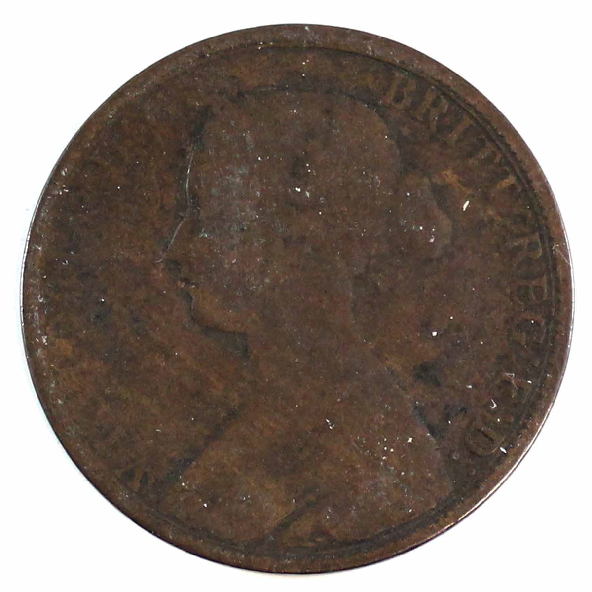 1864 Tall 6 New Brunswick 1-cent About Good (G-3)