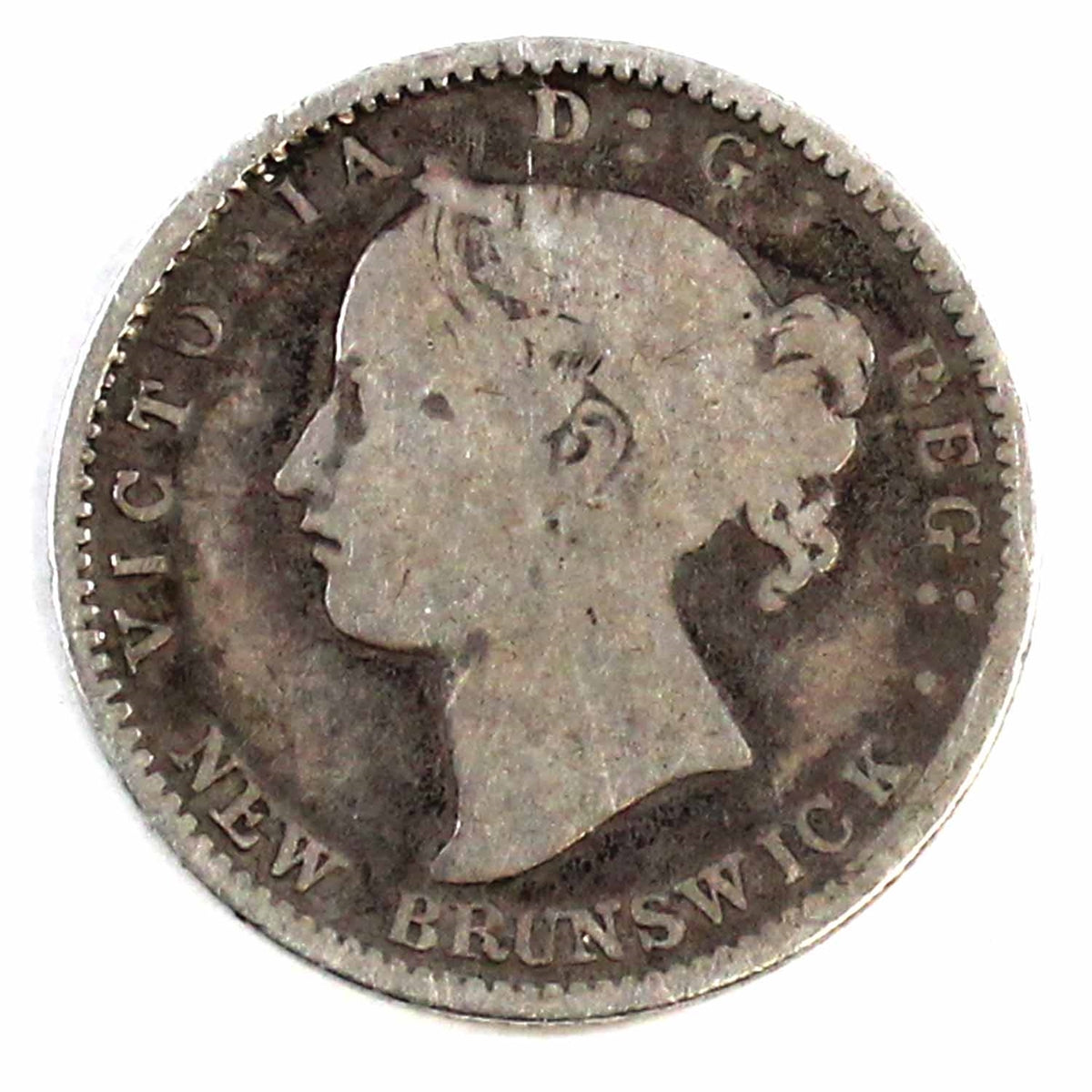 1864 New Brunswick 10-cents Good (G4) $