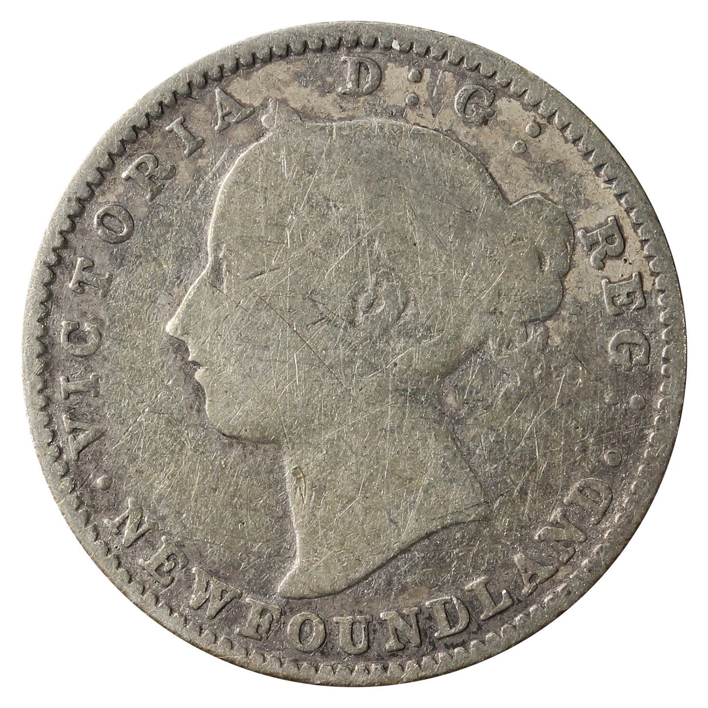 1882H Newfoundland 10-cents Good (G4)