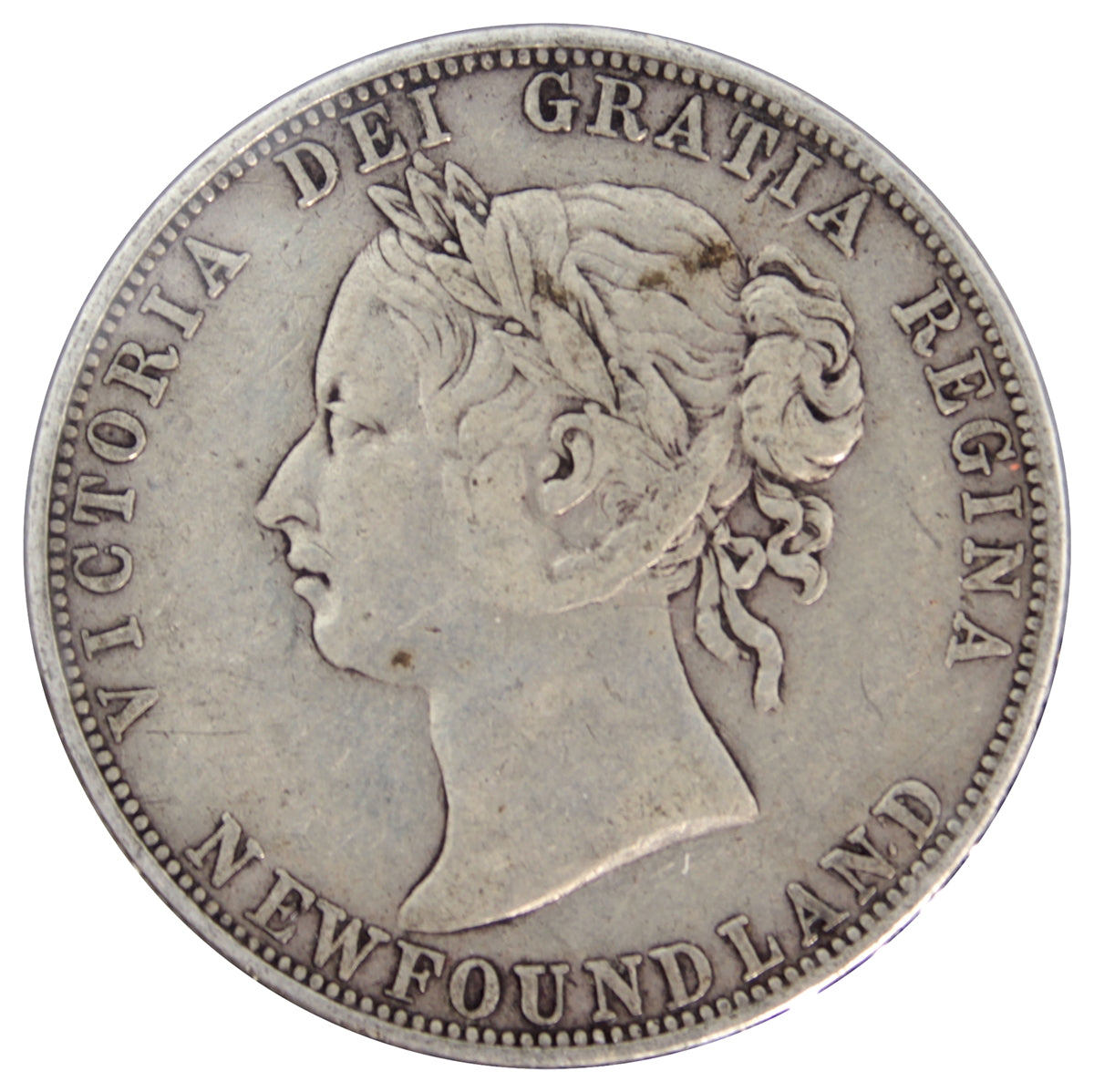 1898 Obv. 1 Large W Newfoundland 50-cents F-VF (F15)