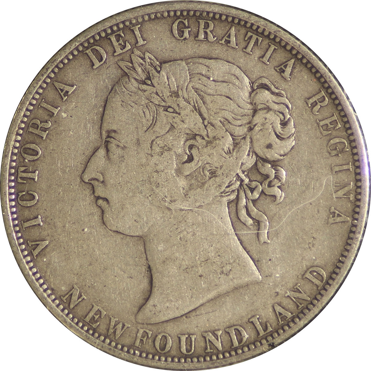 1898 Small W Obv. 2 Newfoundland 50-cents F-VF (F15)
