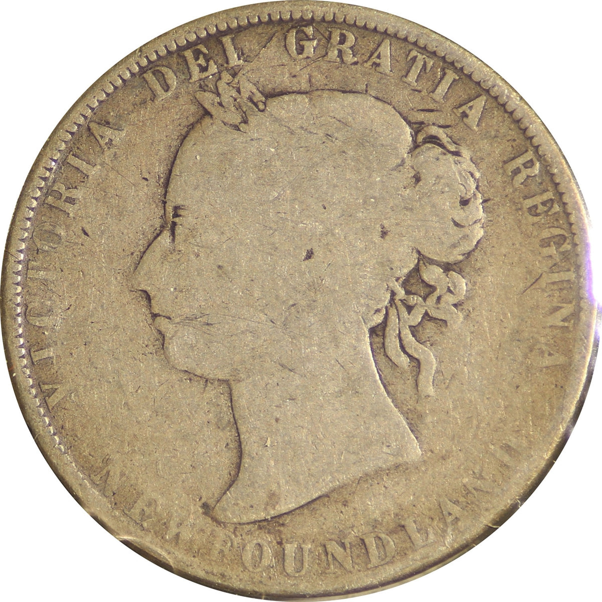 1899 Wide 9's Newfoundland 50-cents About Good (AG3)