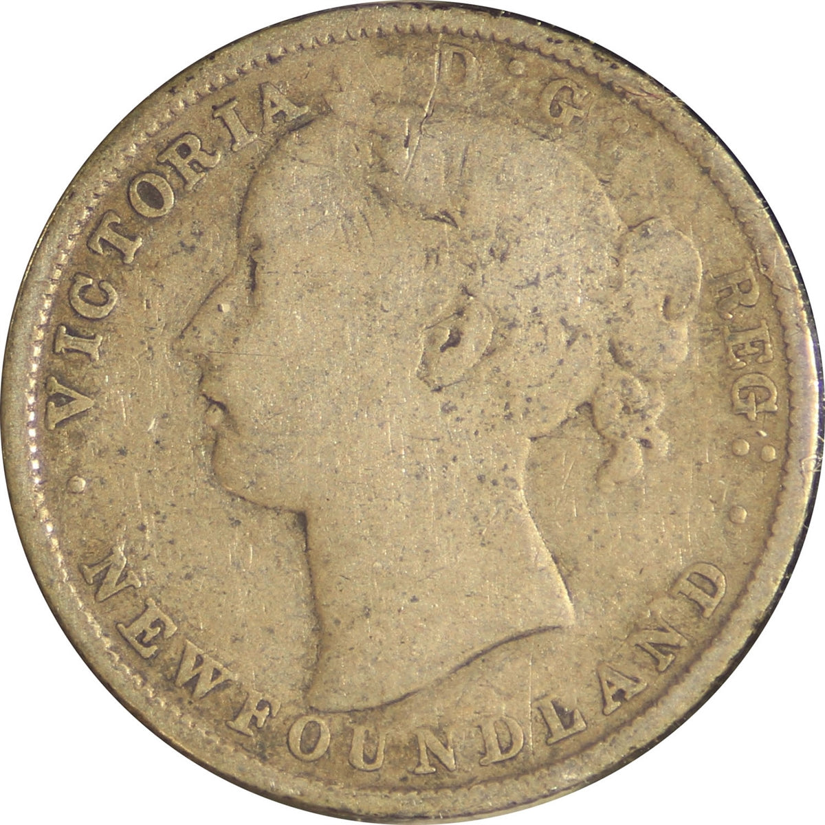 1880 Newfoundland 20-cents Good (G4)