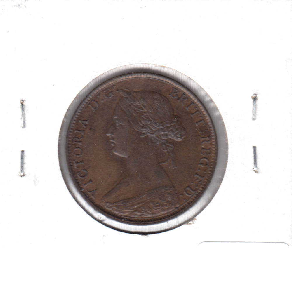 1864 Nova Scotia 1-cent AU-UNC (AU55) $