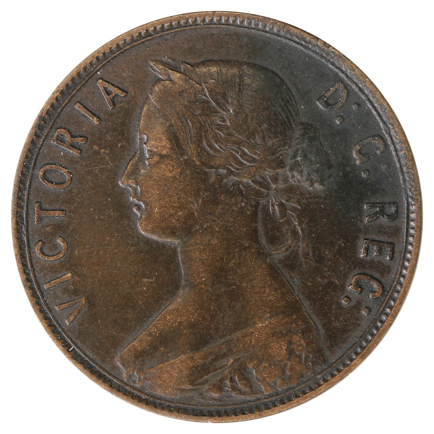 1885 Newfoundland 1-cent Very Fine (VF20) $