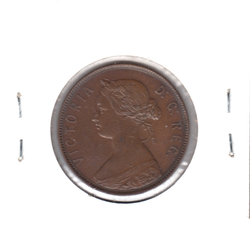 1896 Newfoundland 1-cent EF-AU (EF45) $
