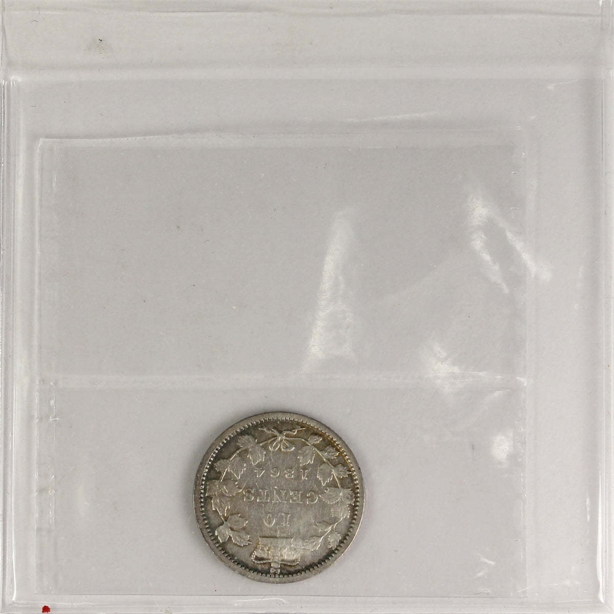 1864 New Brunswick 10-cents ICCS Certified VG10