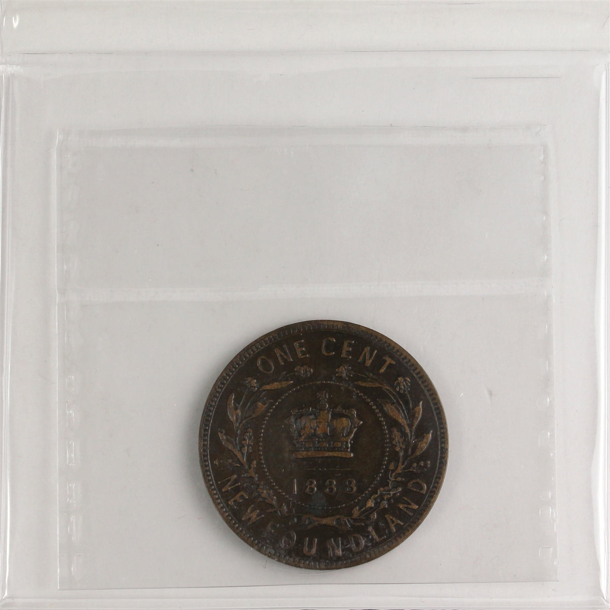 1888 Newfoundland 1-cent ICCS Certified VF20