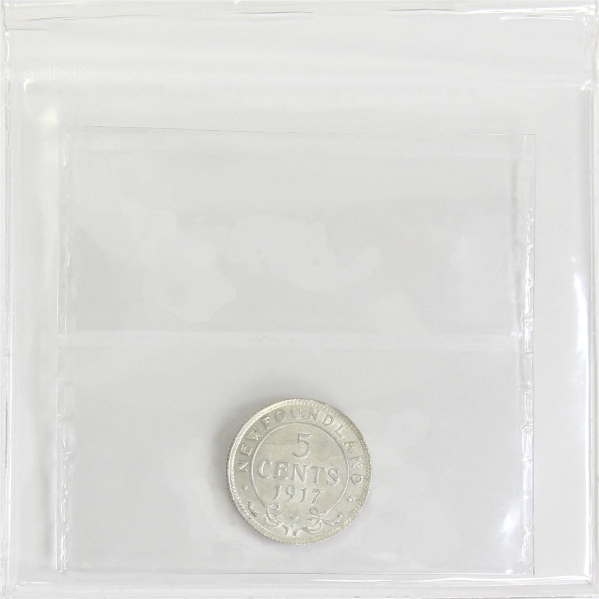1917C Newfoundland 5-cents ICCS Certified EF40