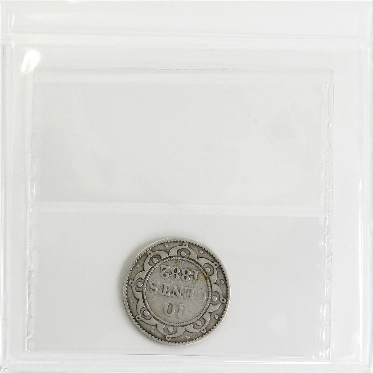 1882H Newfoundland 10-cents ICCS Certified VG8
