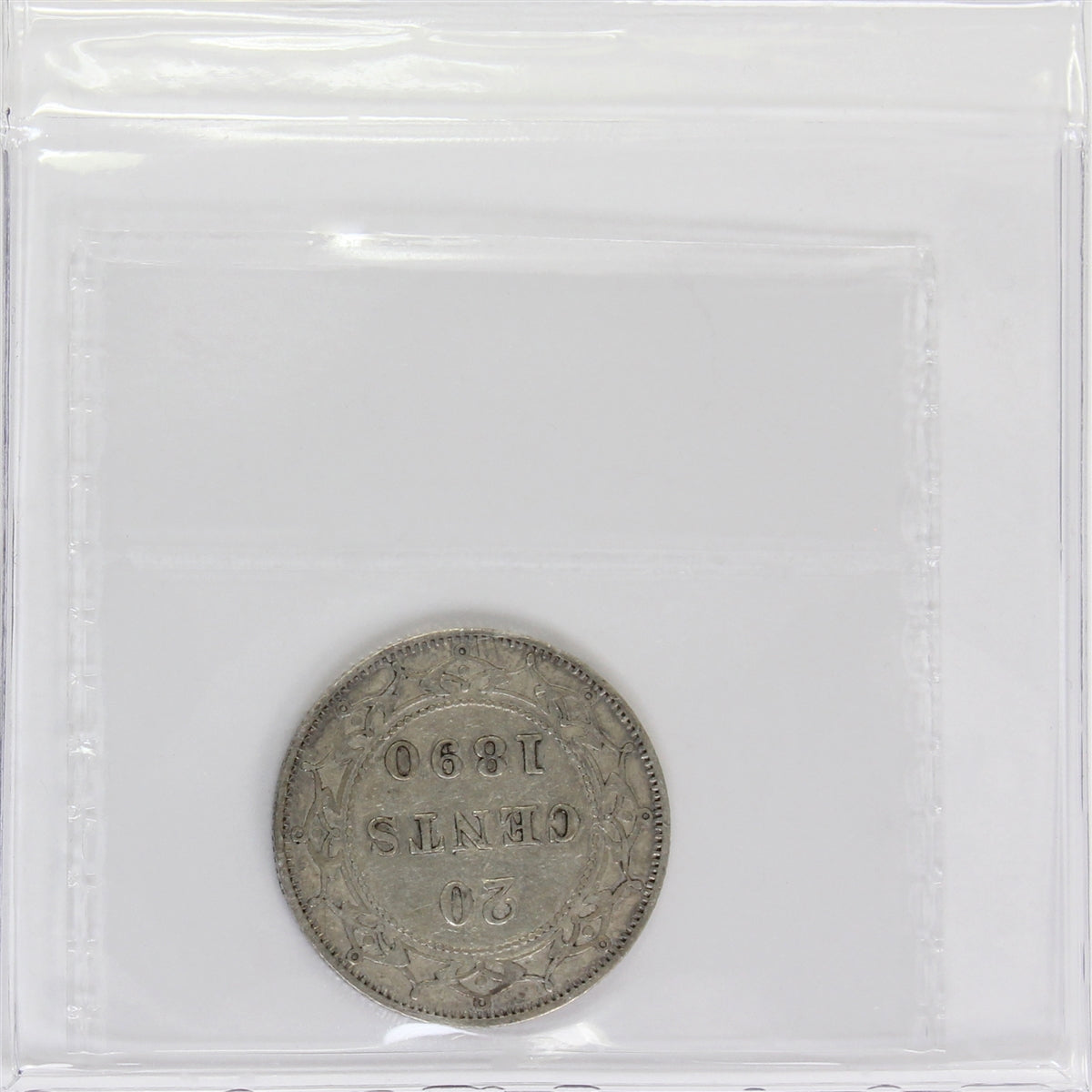 1890 Newfoundland 20-cents ICCS Certified VF20