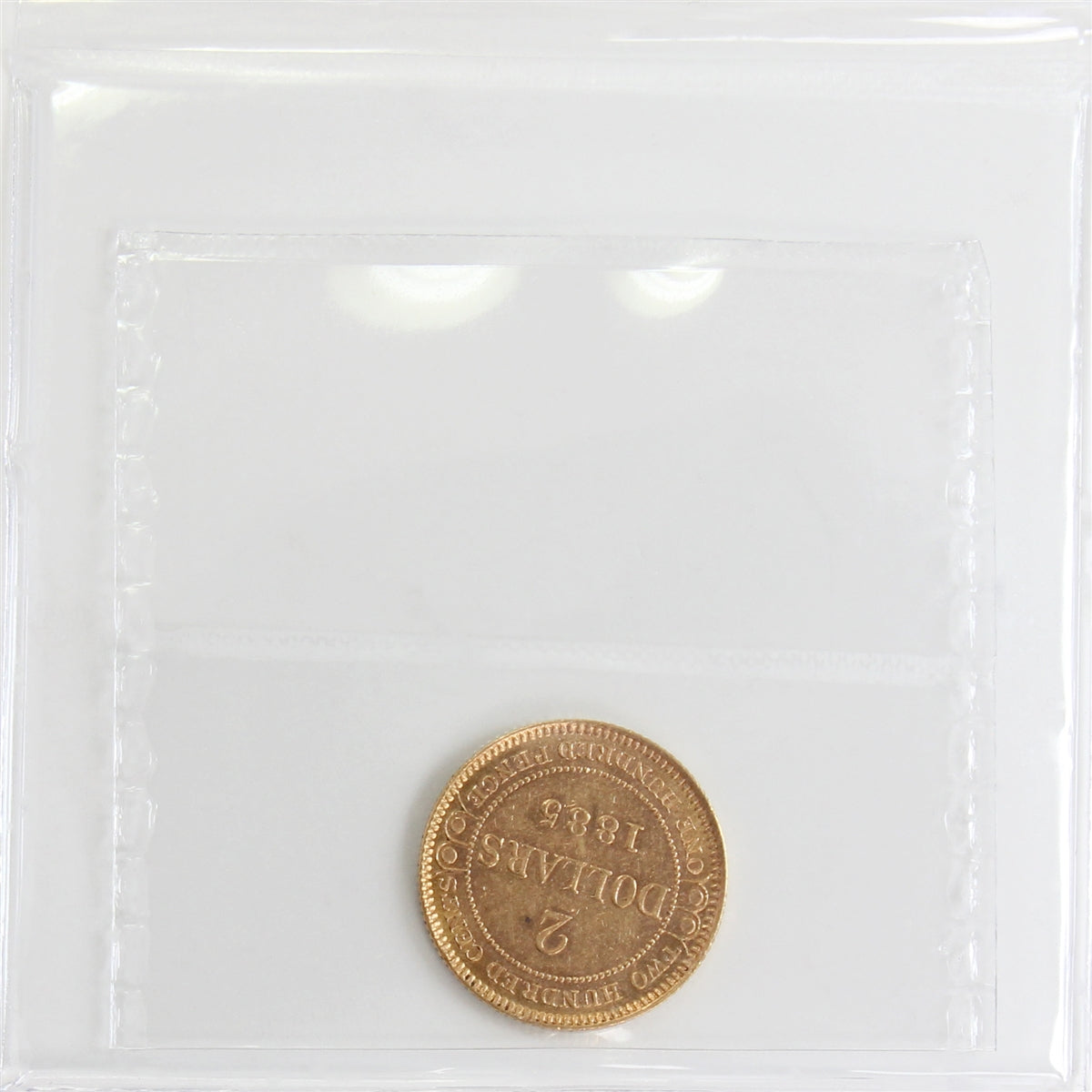1885 Newfoundland $2 Gold ICCS Certified AU55