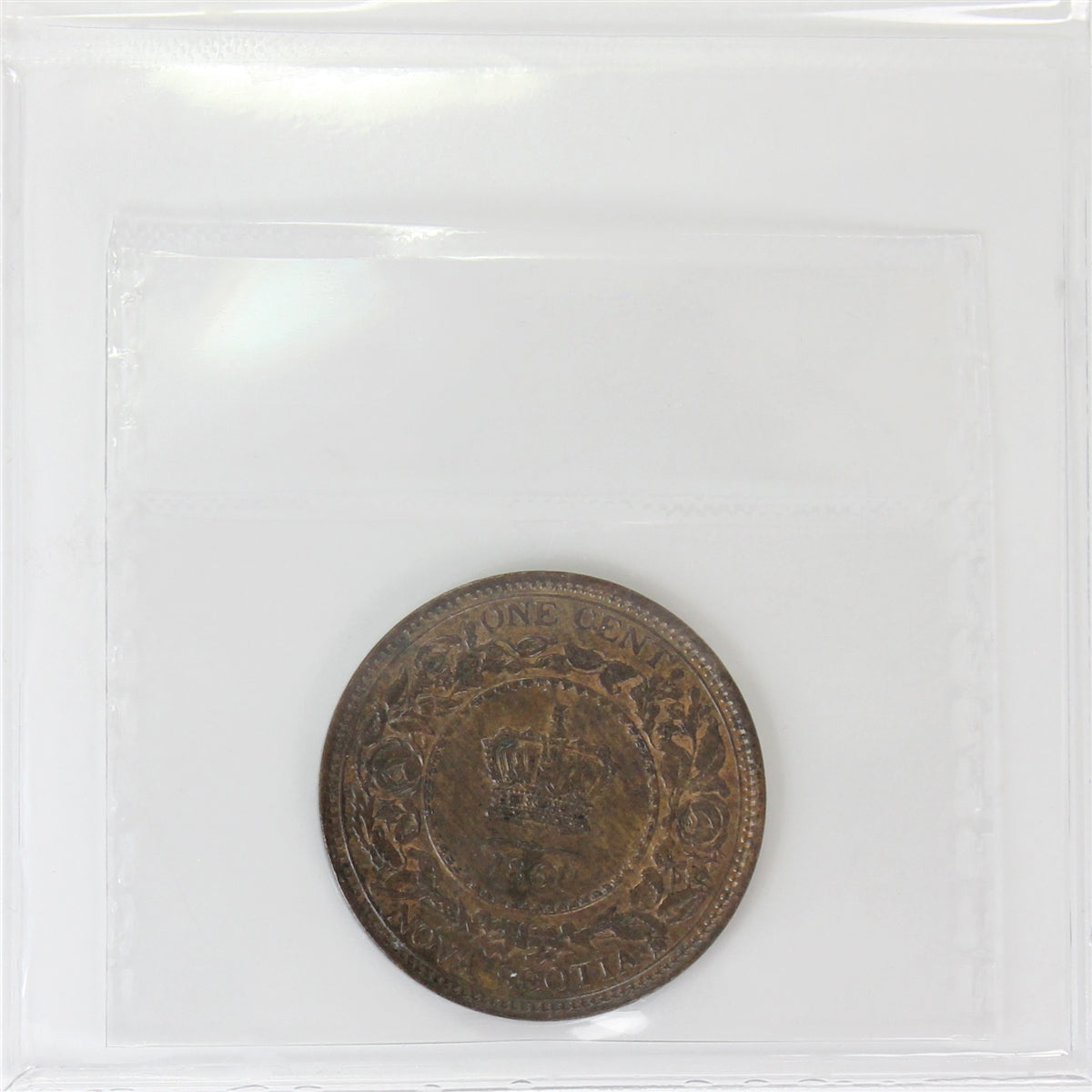 1891 Large Bud Nova Scotia 1-cent ICCS Certified MS60 Trace Red
