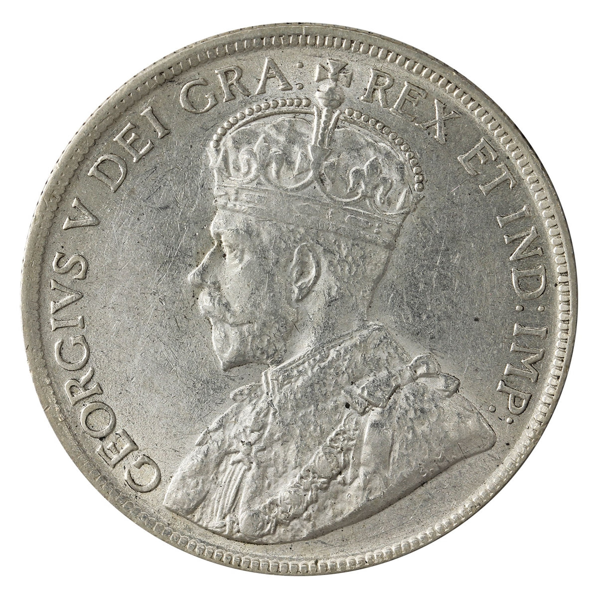 1919C Newfoundland 50-cents Extra Fine (EF40)